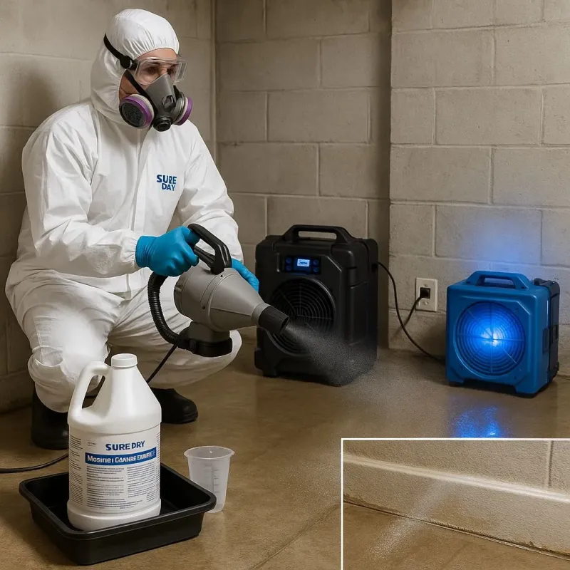 Sanitization and Odor Removal process in Albion, MI
