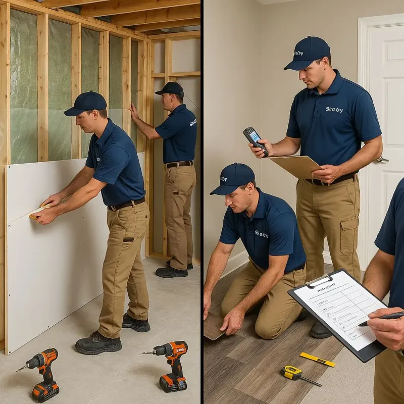 Repairs and Reconstruction process in Albion, MI